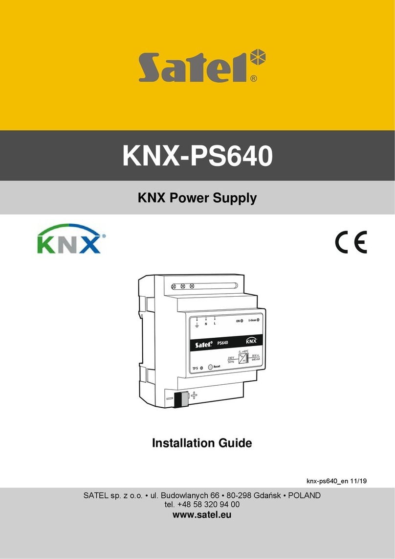 Satel KNX-PS640 User manual