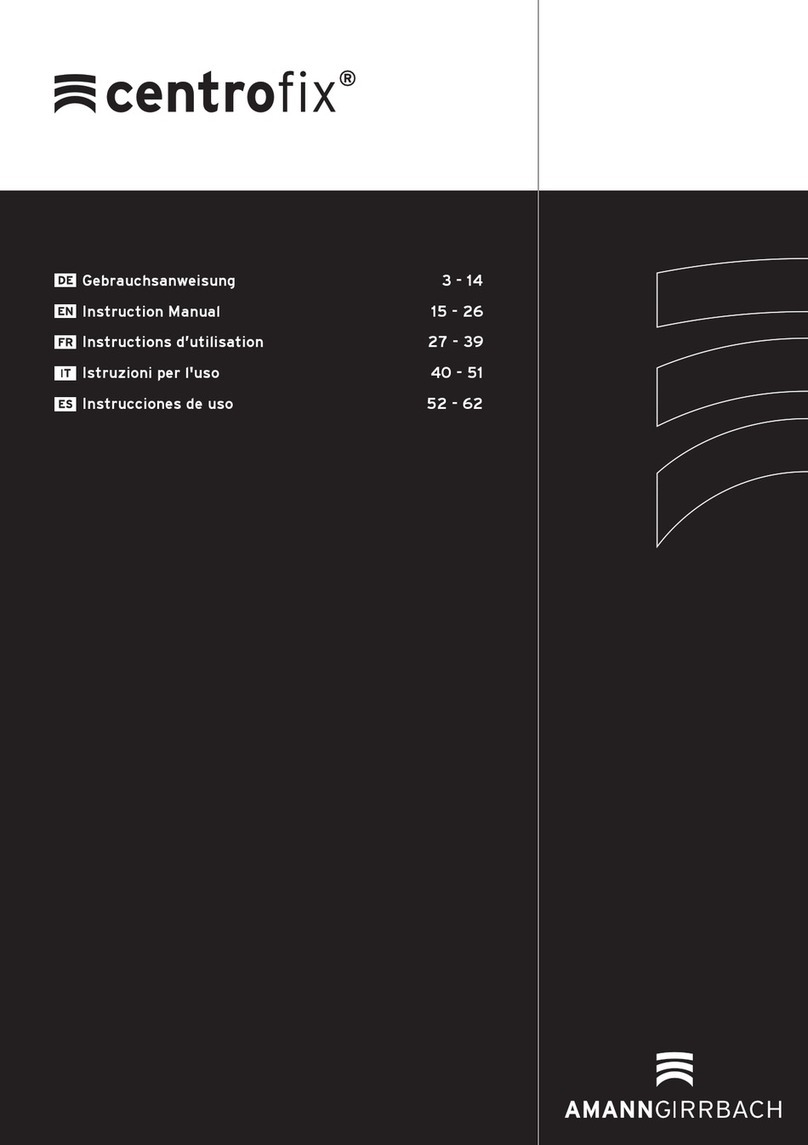 Amanngirrbach Centrofix instruction manual