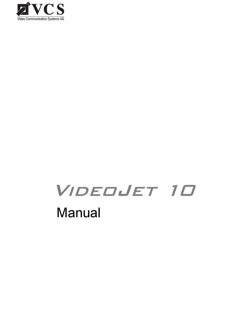 VCS VideoJet 10 User manual