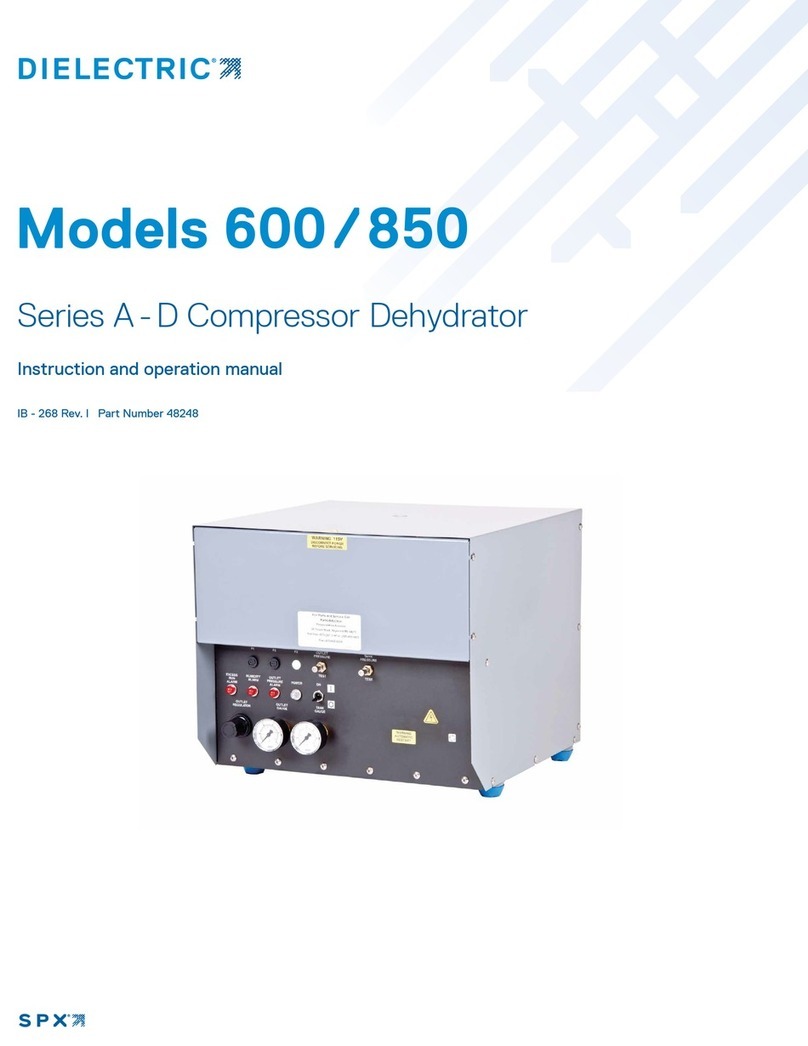 Dielectric A Series Instruction and operation manual