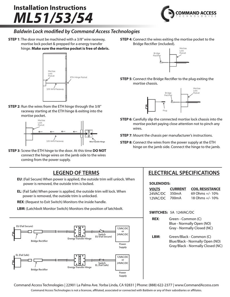 Command access ML51 User manual