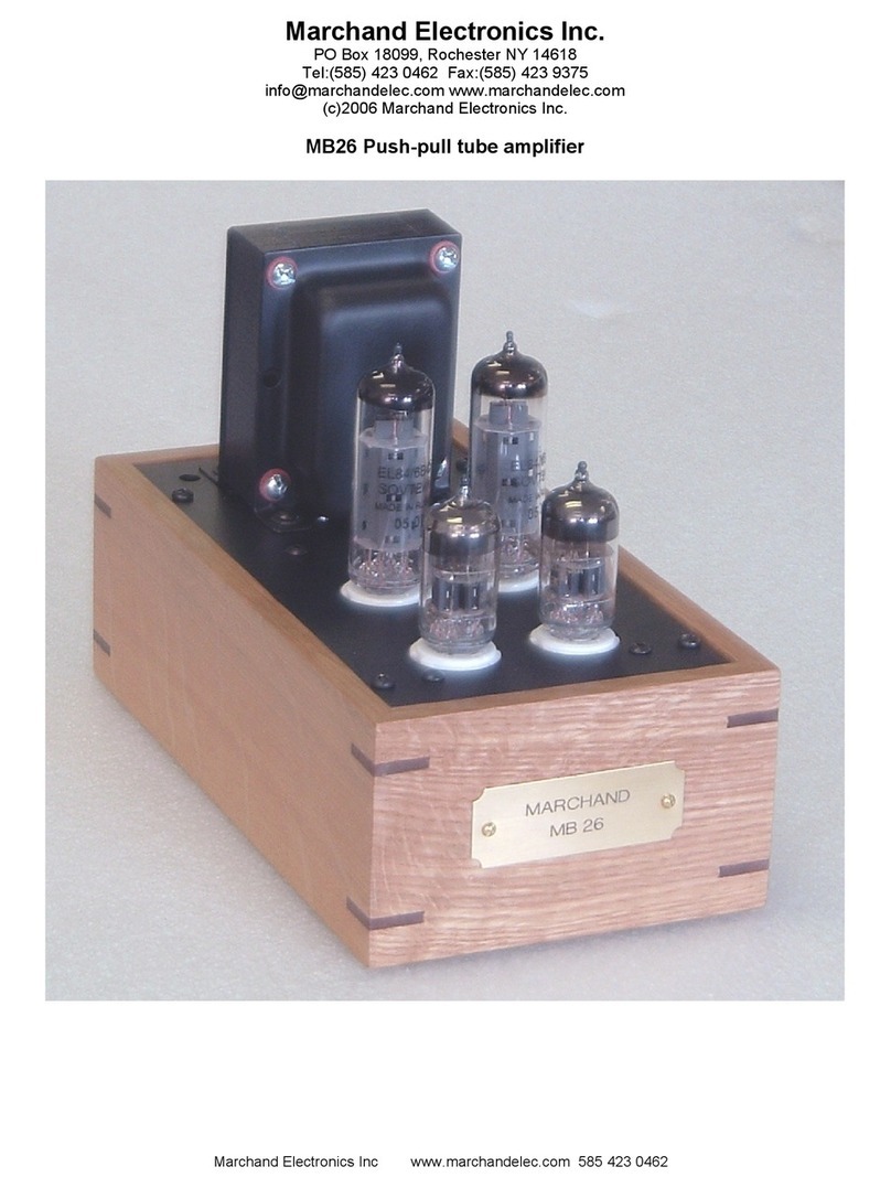 Marchand Electronics MB26 Assembly instructions