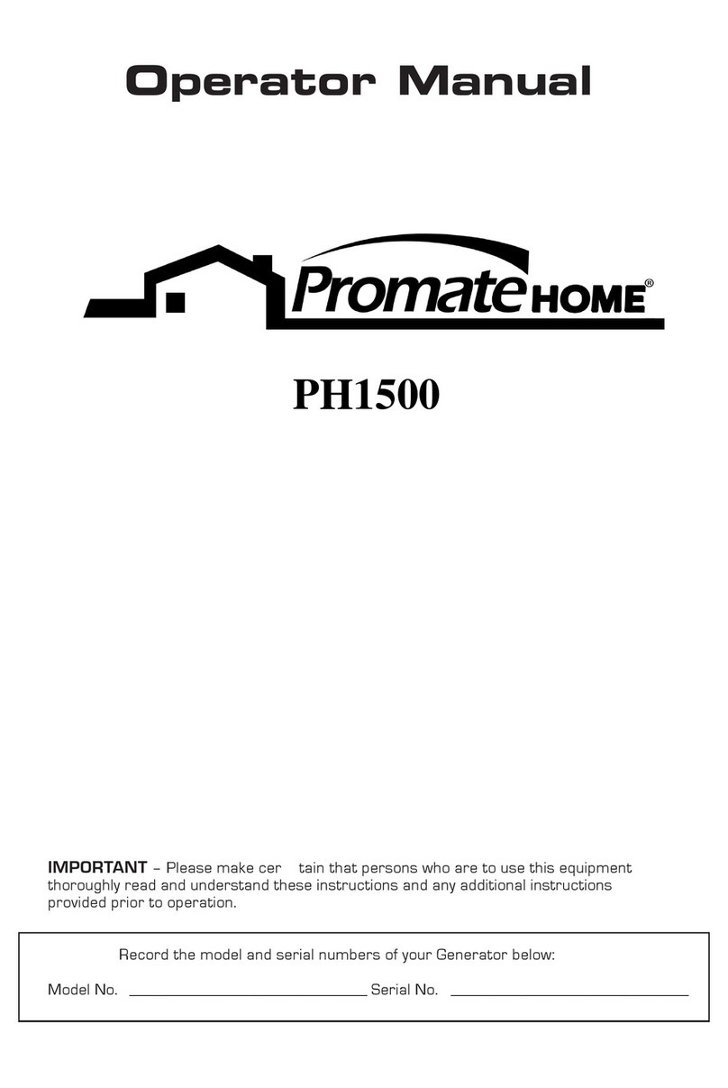 Promate PH1500 Operator's manual