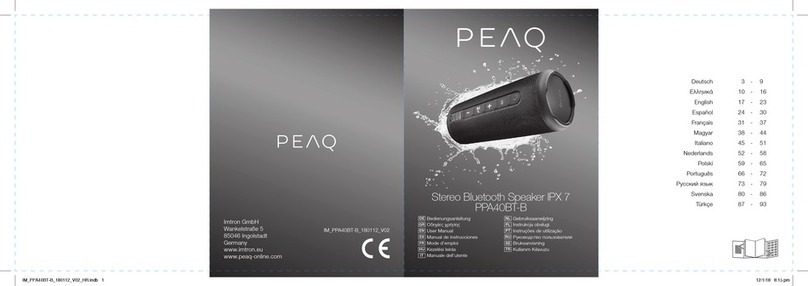 Peaq PPA40BT-B user manual