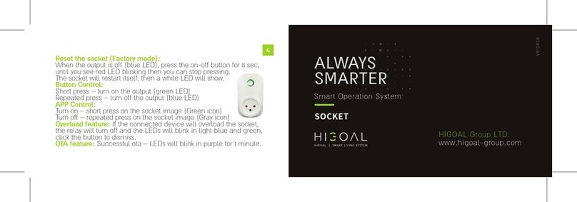 HIGOAL Socket quick start guide