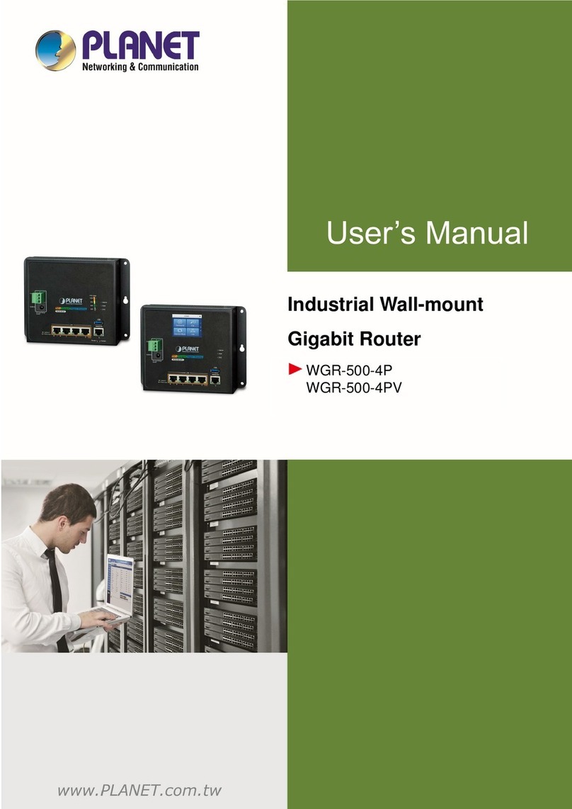 Planet WGR-500-4P user manual