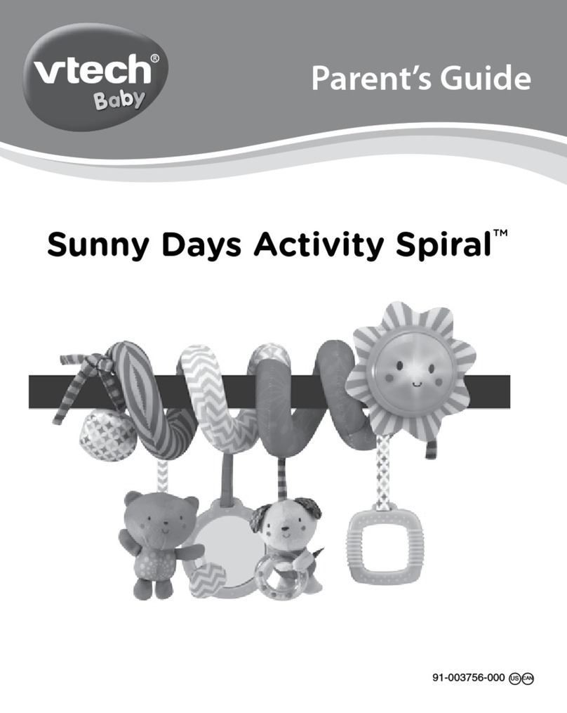V-tech Sunny Days Activity Spiral 5221 Assembly Instructions