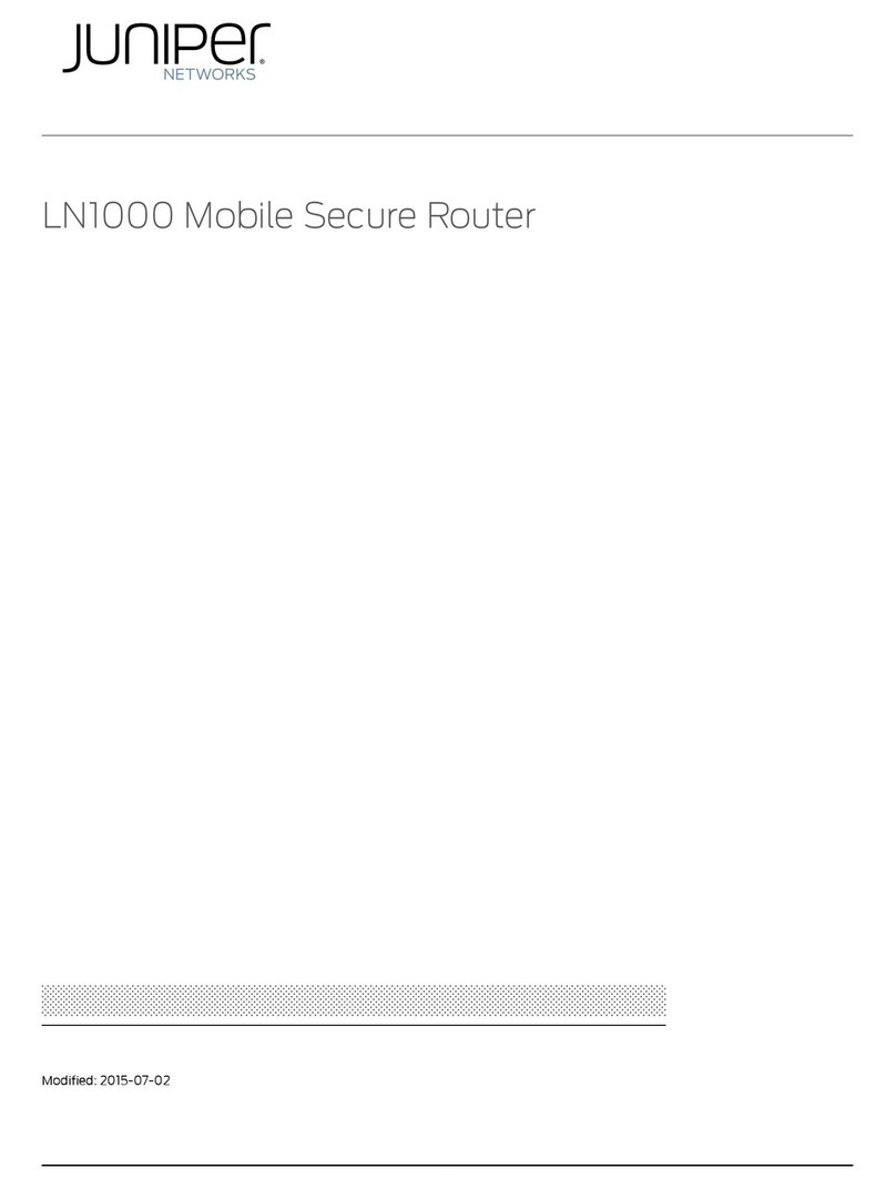 Juniper LN1000 - RELEASE NOTES 8-27-2010 User manual