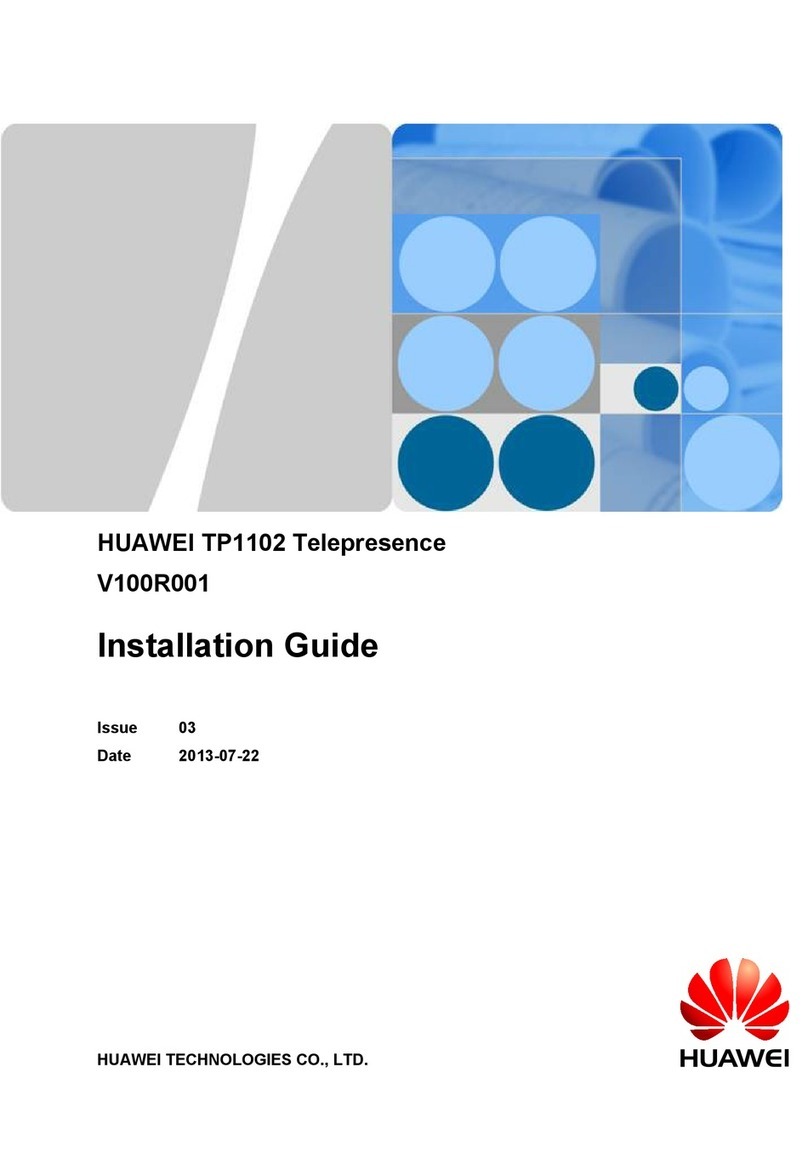Huawei TP1102 Telepresence V100R001 User manual