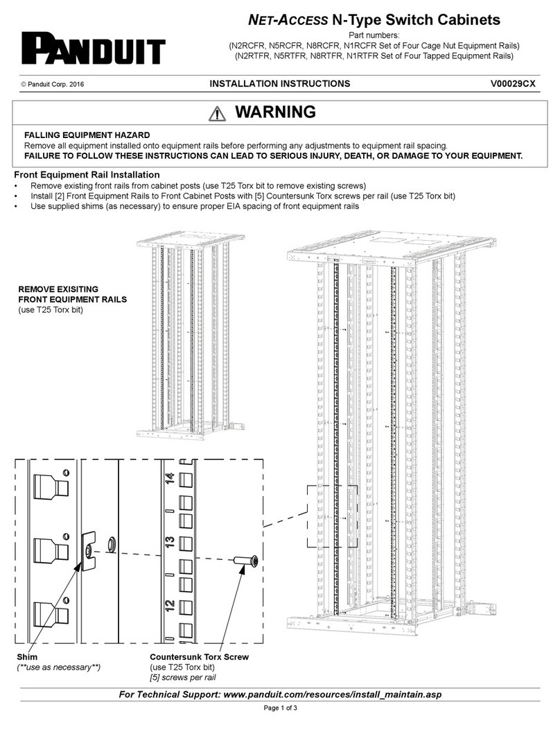 Panduit N2RCFR User manual Panduit N2RCFR User manual