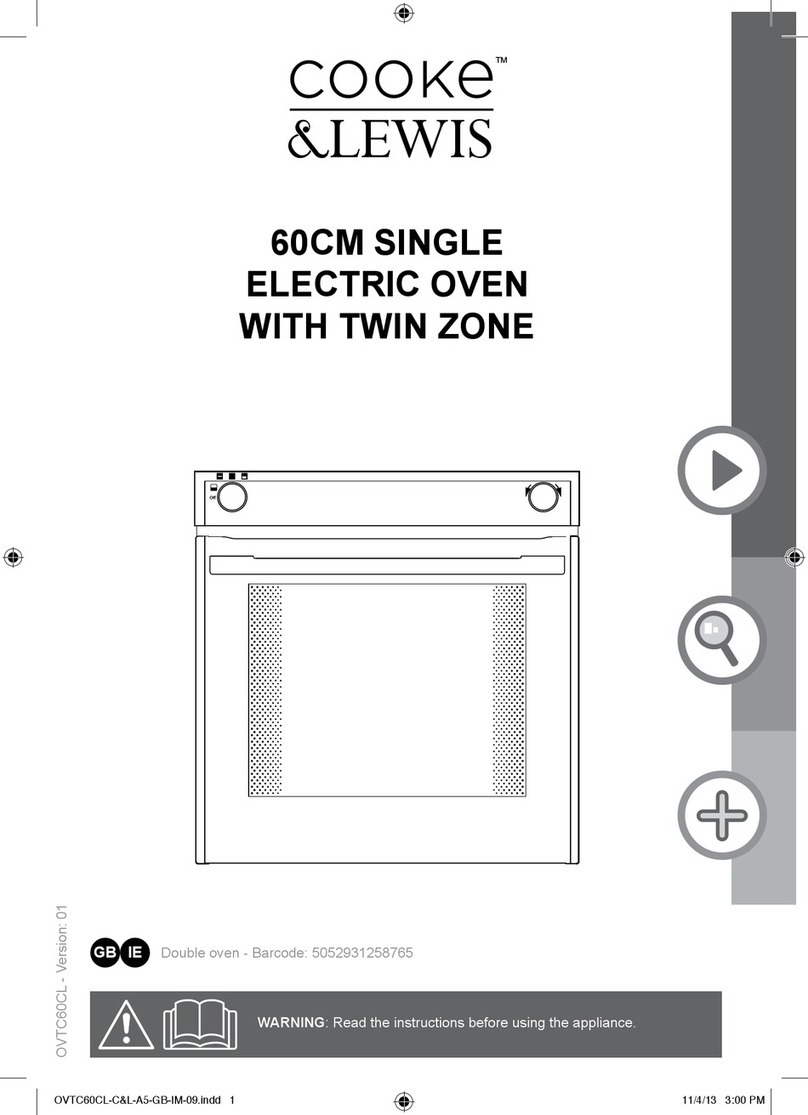 Cooke & Lewis OVTC60CL instructions