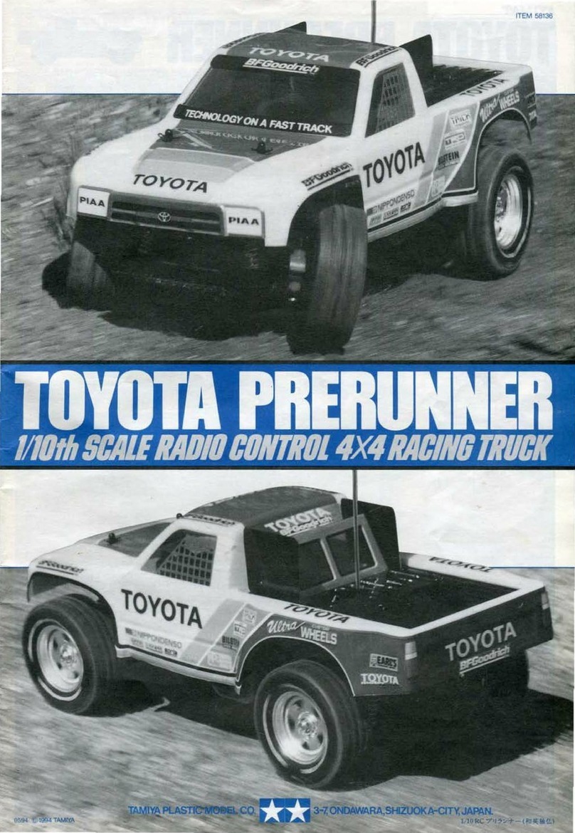 Tamiya Toyota Prerunner User manual