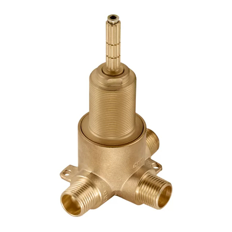 Spectrum Brands Pfister In-Wall Diverter Valve 015-2WD Quick installation guide