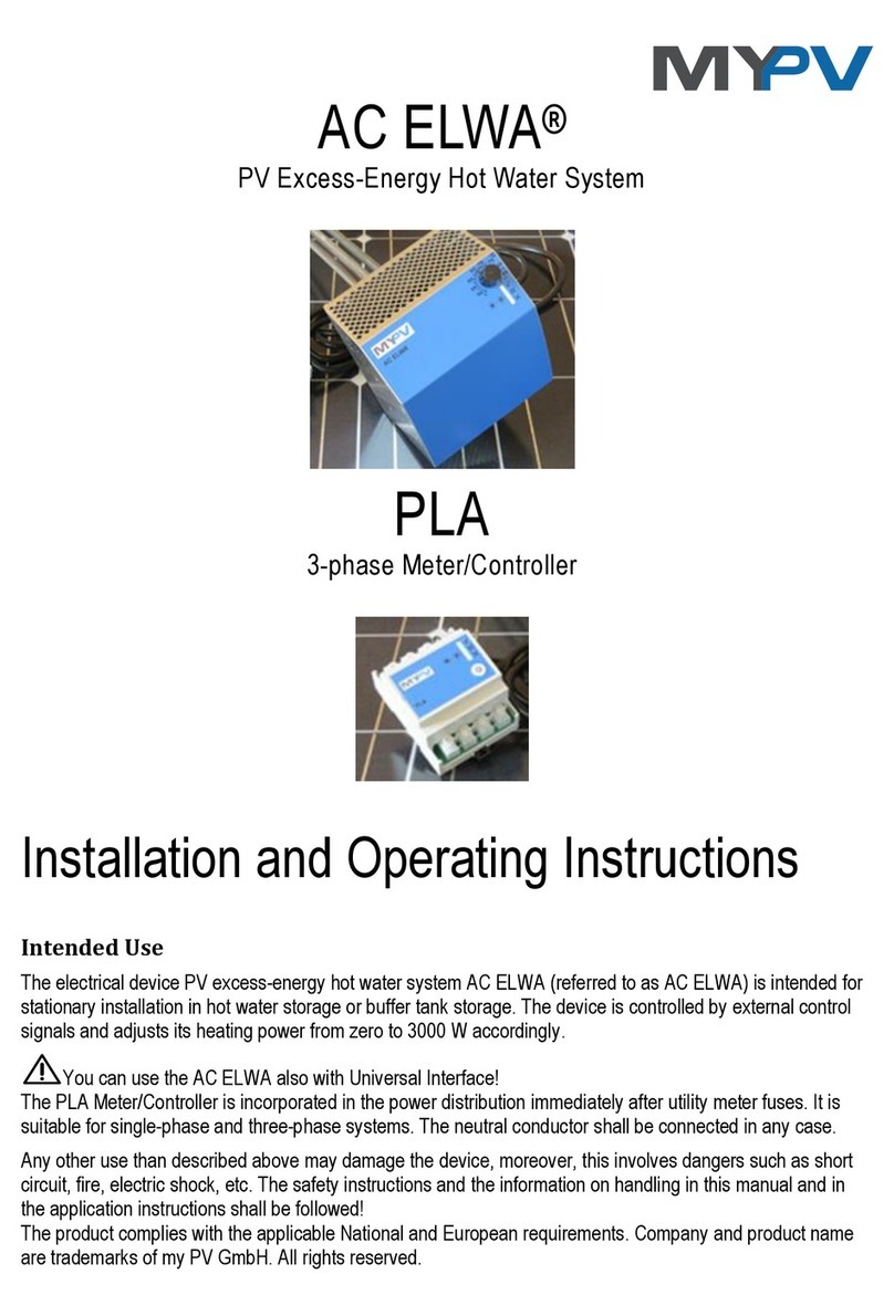 MYPV AC ELWA Series User manual