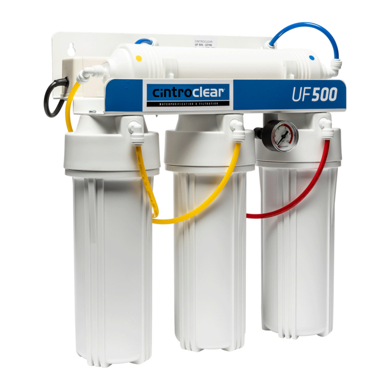 Cintroclear UF 500 installation instructions