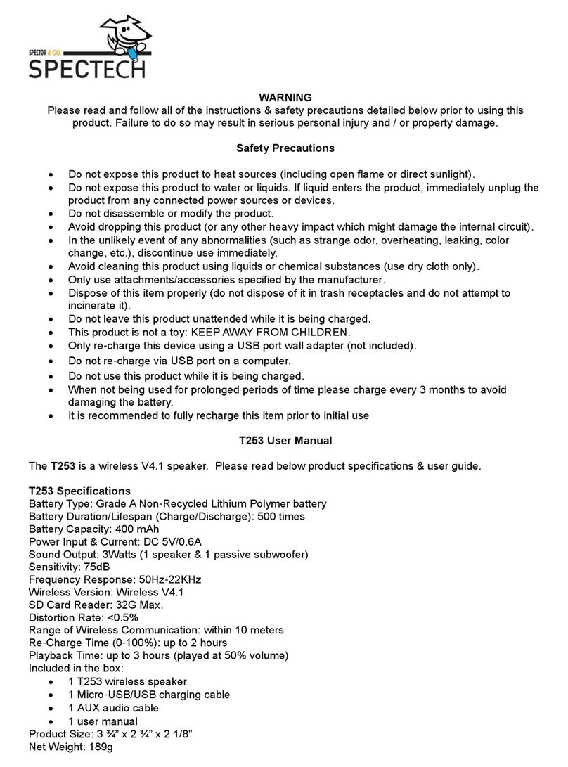 Spector&Co T253 User manual