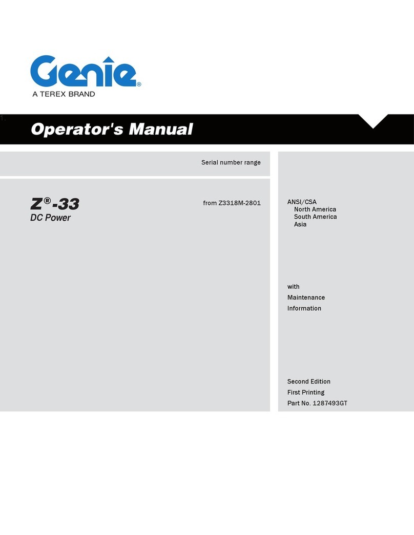 Terex Z-33 User manual