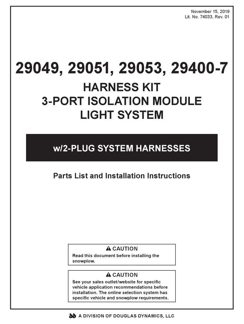 Douglas Dynamics 29049 Parts List and Installation Instructions