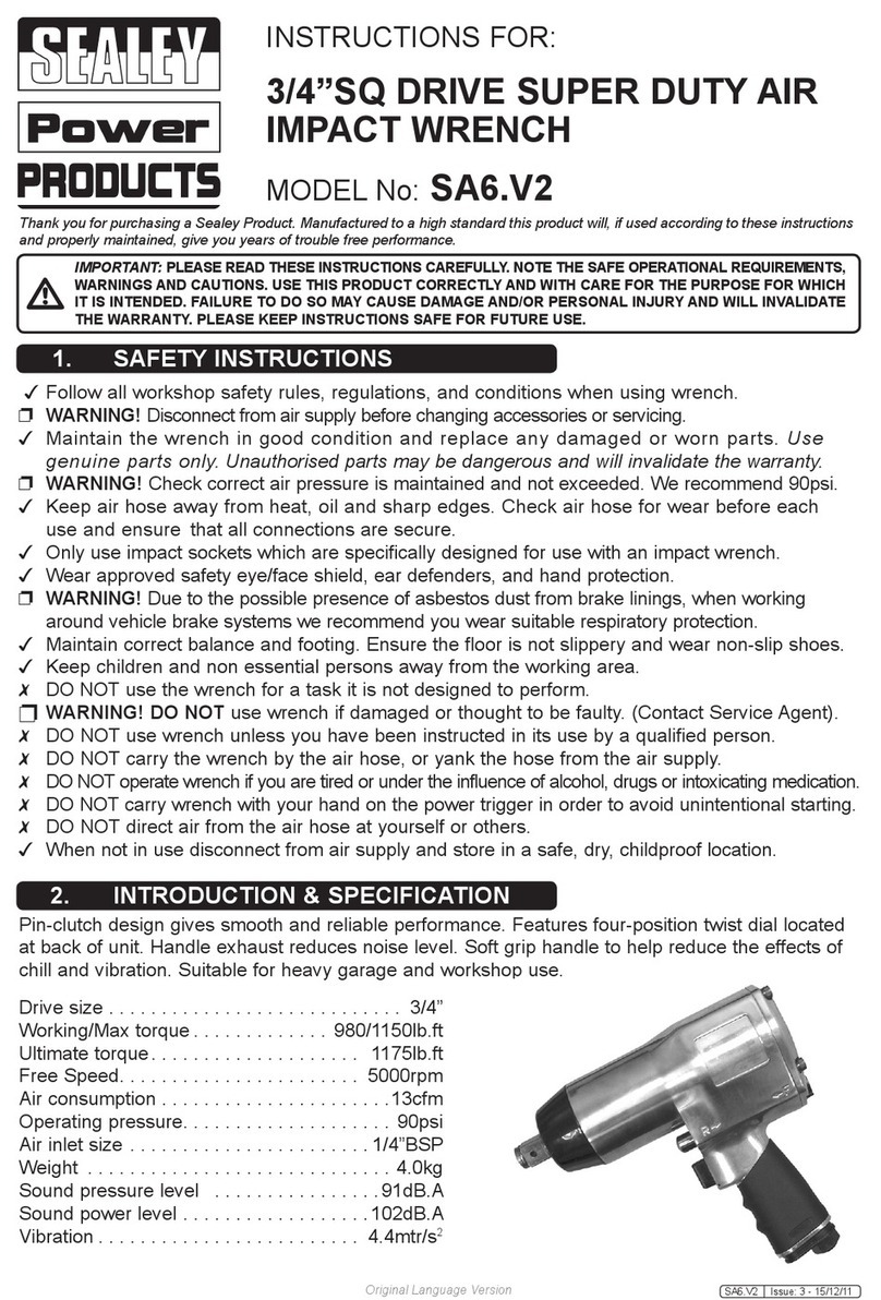 Sealey SA6.V2 instructions