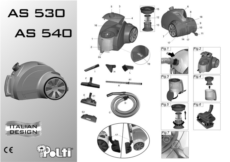 POLTI AS 530 User manual