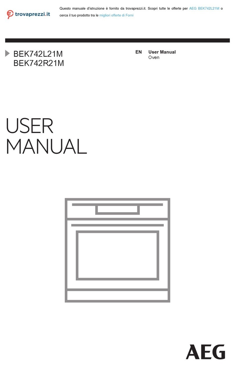 AEG BEK742R21M user manual