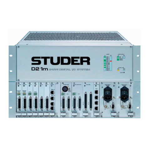 Studer D21m Product information