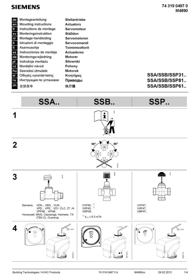 Siemens SSA Series User manual