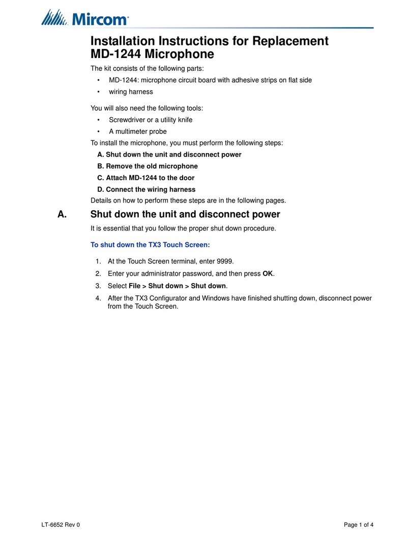 Mircom MD-1244 installation instructions