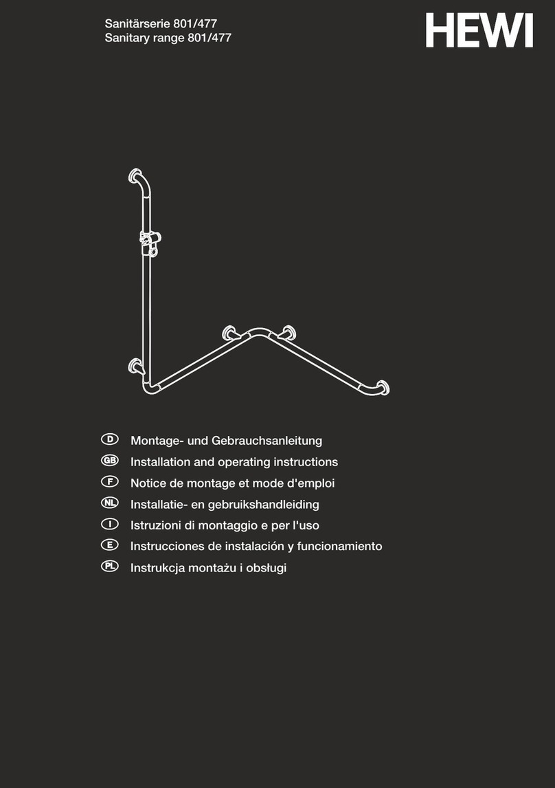 Hewi M8010.05 Installation and operating instructions