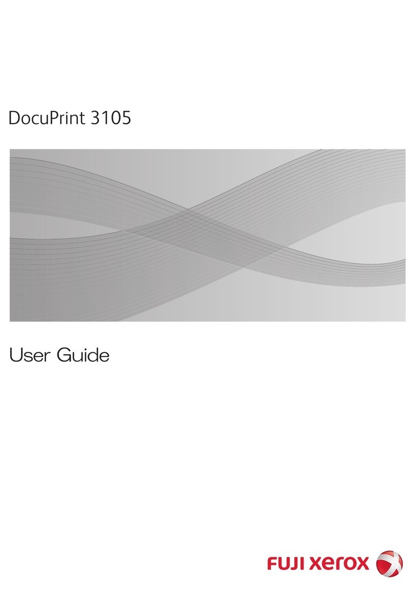 Fuji Xerox DocuPrint 3105 User manual Fuji Xerox DocuPrint 3105 User manual