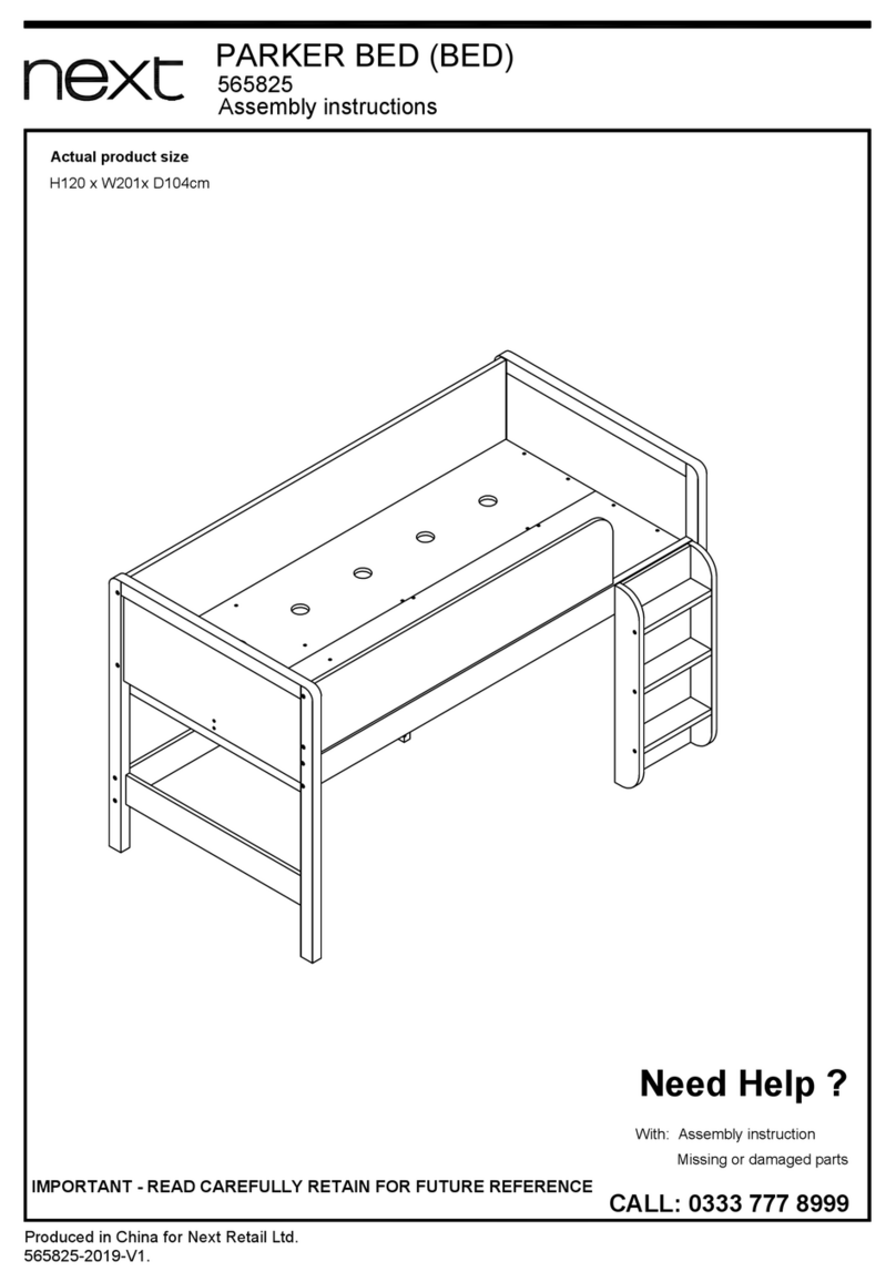 Next PARKER BED User manual Next PARKER BED User manual