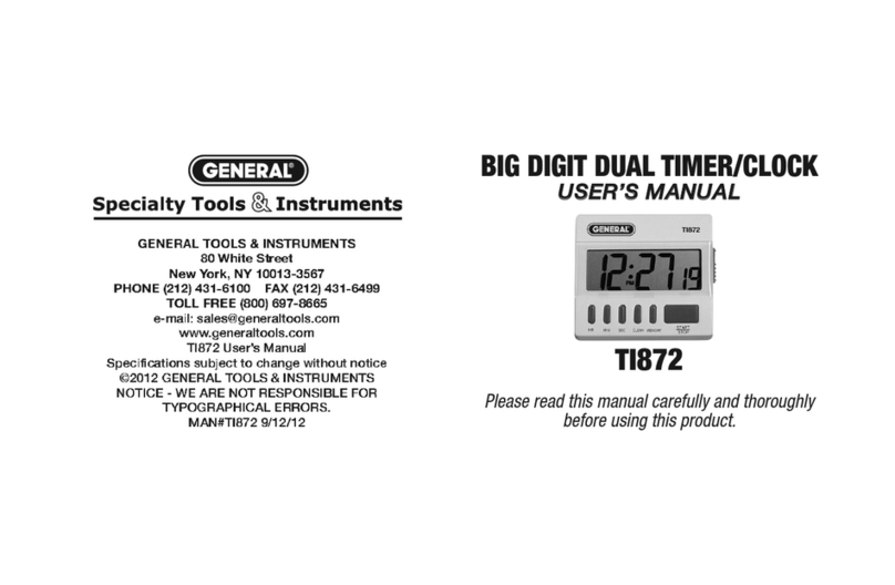 General tools TI872 user manual