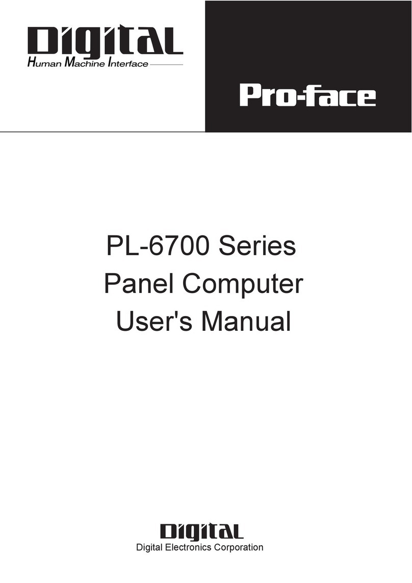 Pro-face PL-6700 Series user manual