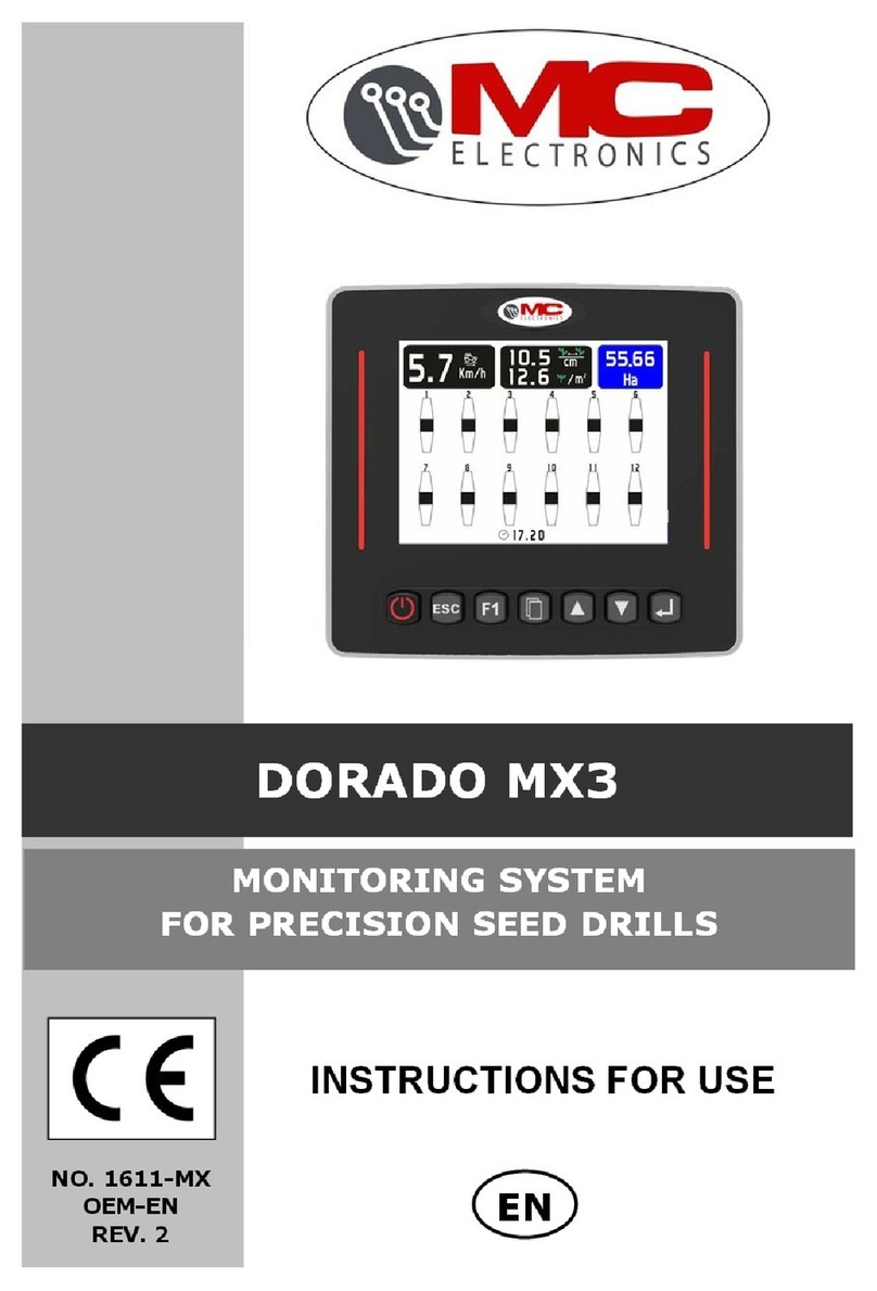 MC Electronic DORADO MX3 Instructions for use