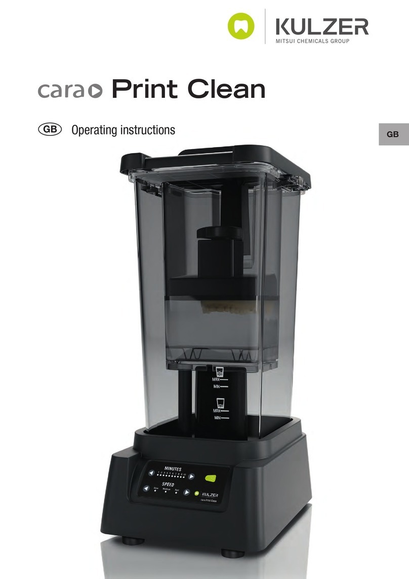 Kulzer CARA Print Clean operating instructions