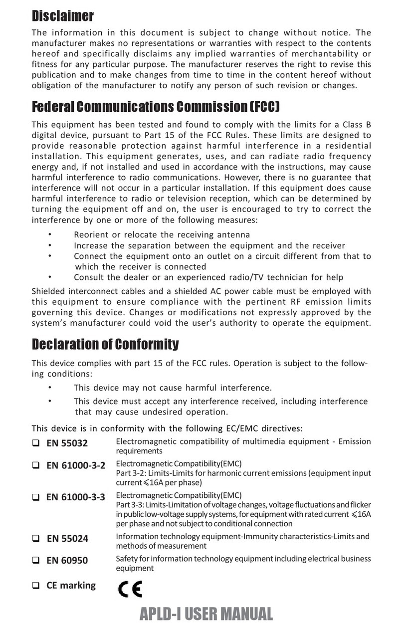 ECS APLD-I user manual