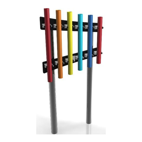 Percussion Play Rainbow Trio Chimes installation instructions