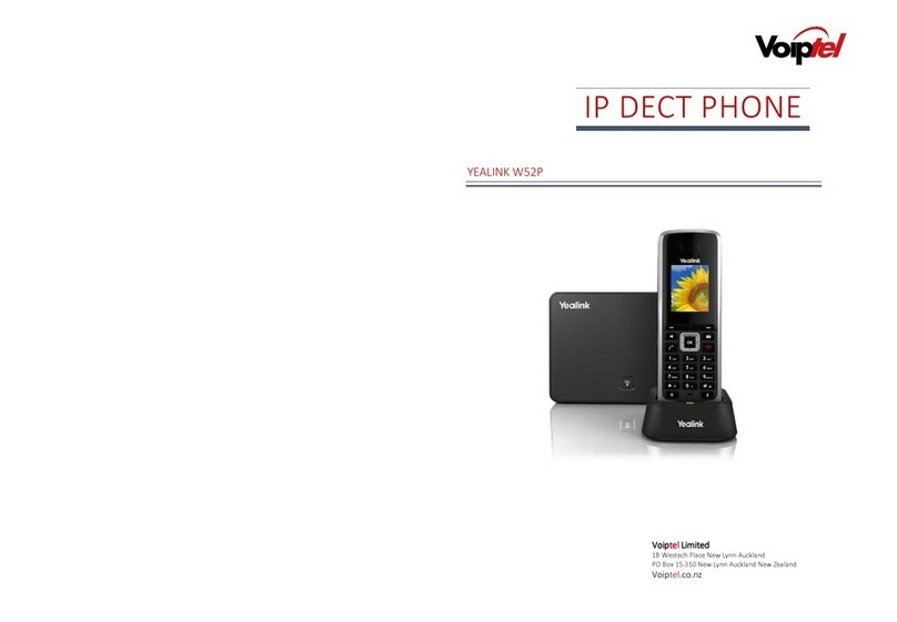Yealink Telkom W52P quick start guide