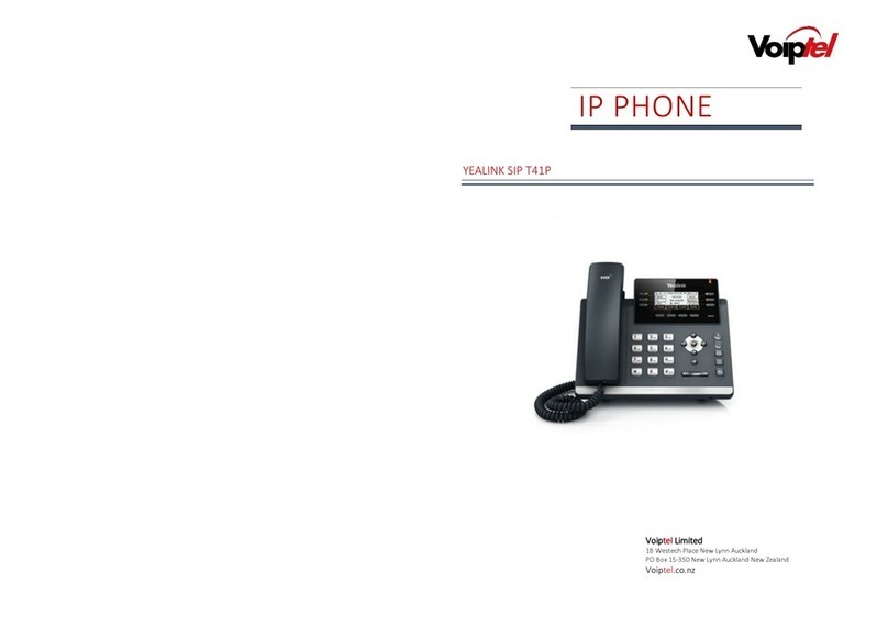 Yealink Yealink SIP-T41P User manual