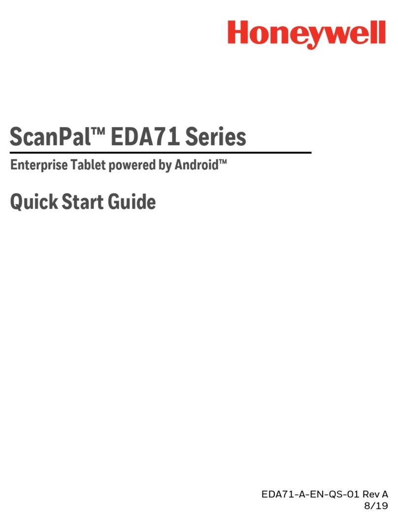 Honeywell ScanPal EDA71 User manual Honeywell ScanPal EDA71 User manual