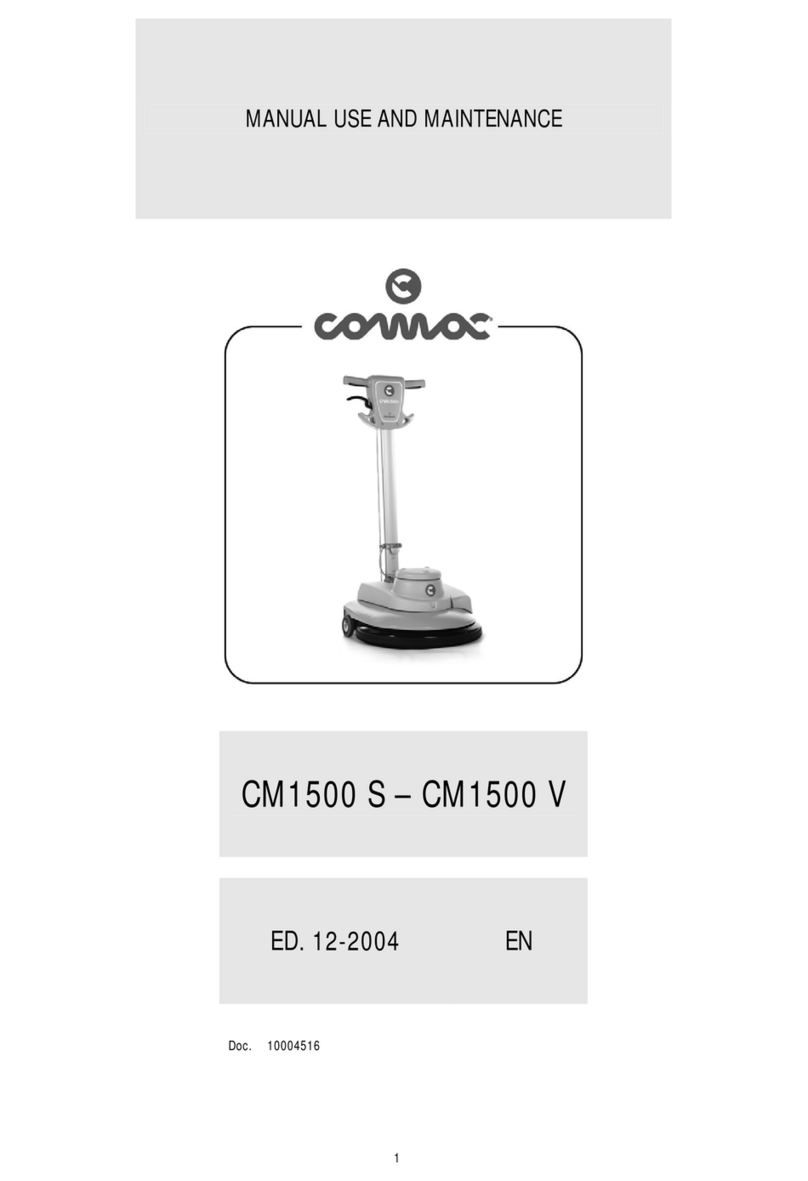 comoc CM1500 S Manual use and maintenance
