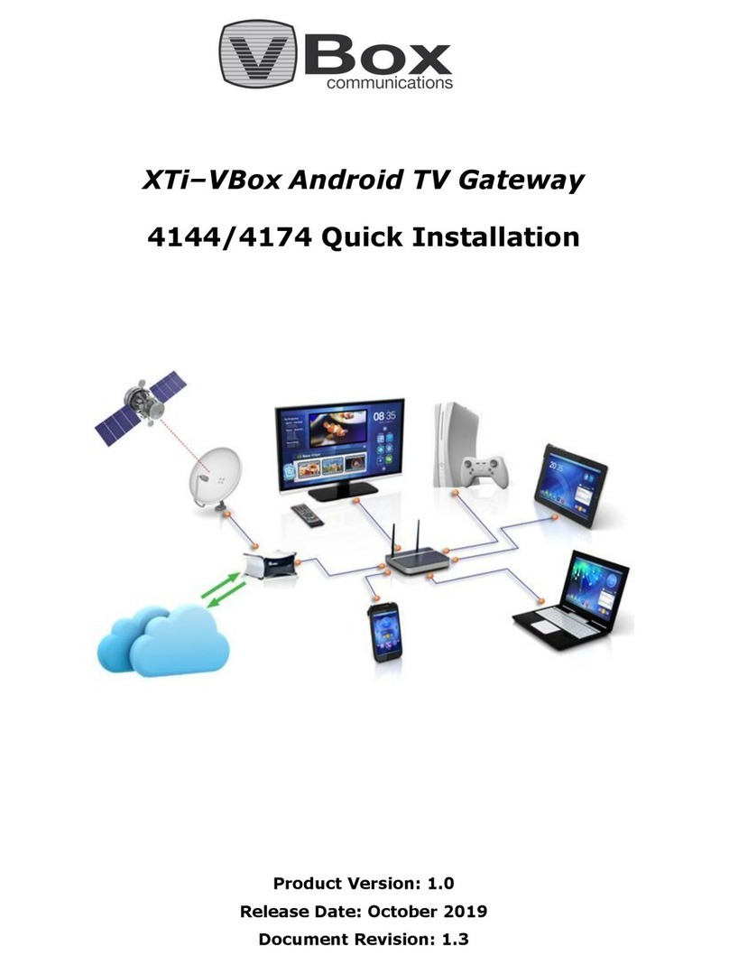 VBOX XTi-4134 Quick installation