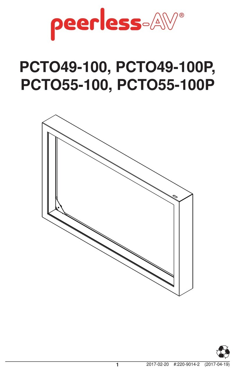 peerless-AV PCTO49-100 manual