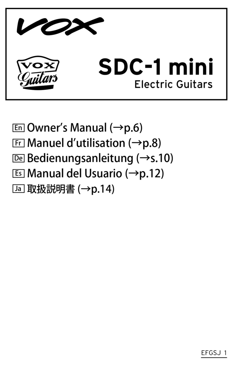 Vox SDC-1 mini User manual