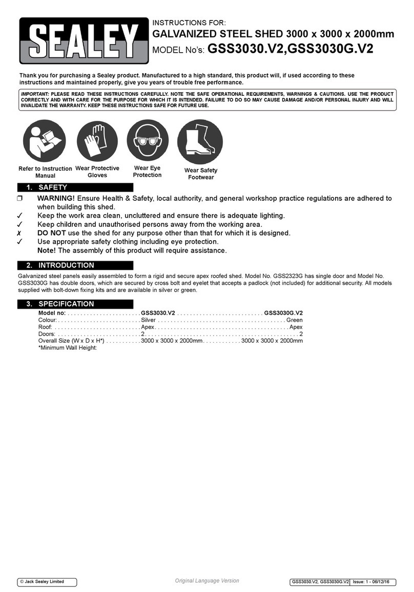 Sealey GSS3030.V2 User manual