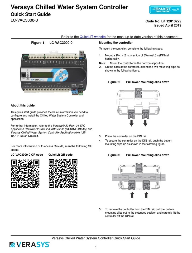 Verasys LC-VAC3000-0 User manual