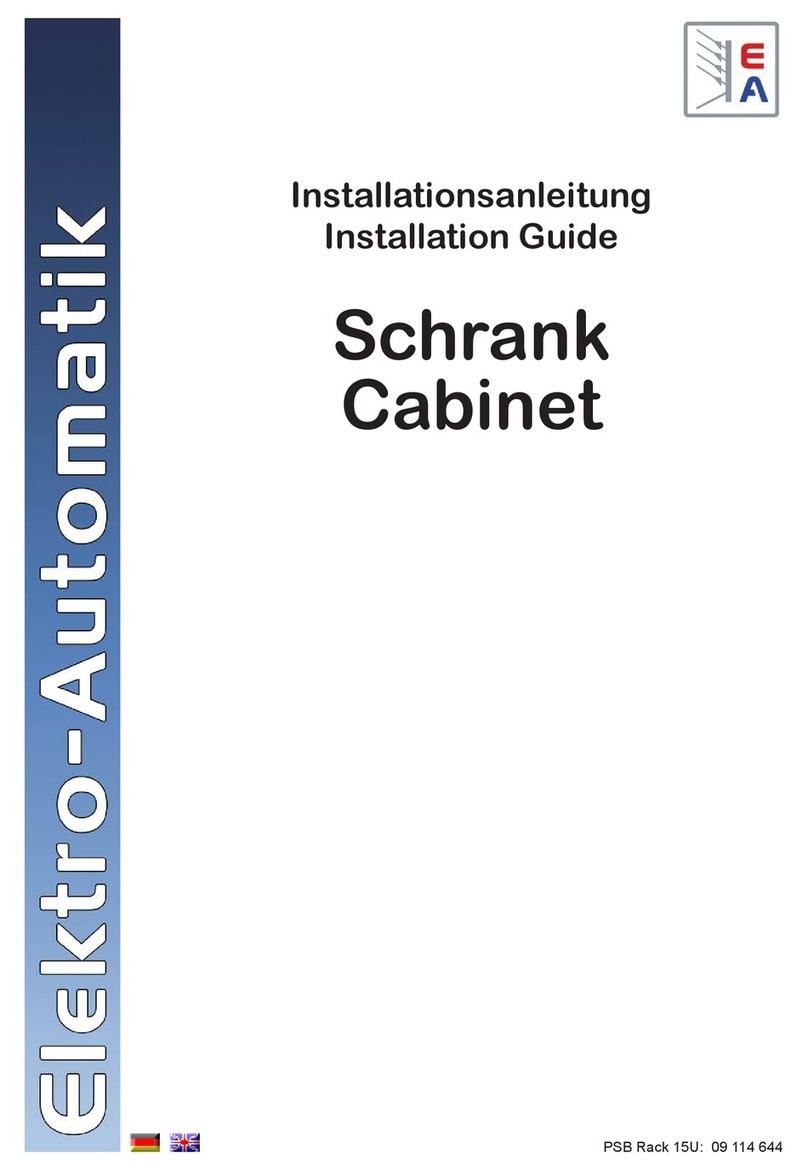 Elektro-Automatik PSB Rack 15U User manual