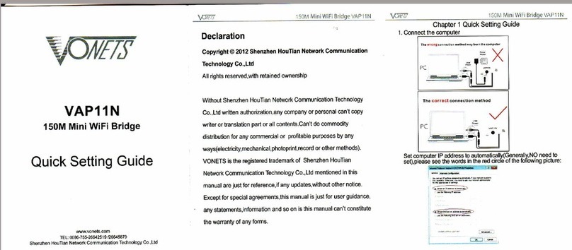 Vonets VAP11N User instructions