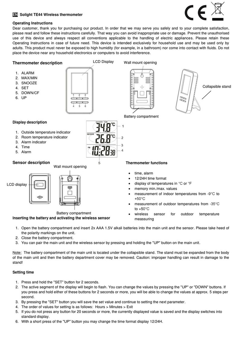 Solight TE44 operating instructions
