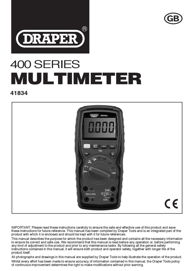 Draper 400 Series user manual